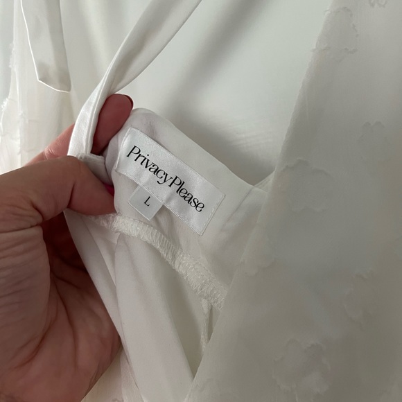 REVOLVE White Tiered Mini Dress - Picture 4 of 5